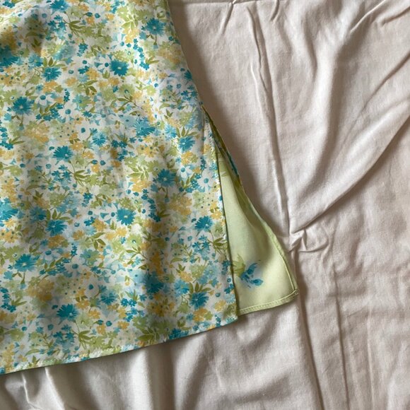 Cottagecore Boho Floral Reversible Shift Maxi Dress Lightweight - Picture 6 of 14